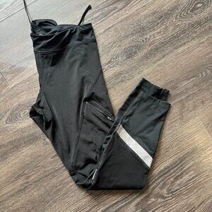 C9 by Champion Duo Dry Ankle Zip Jogger w/ Tie Waist Black Medium